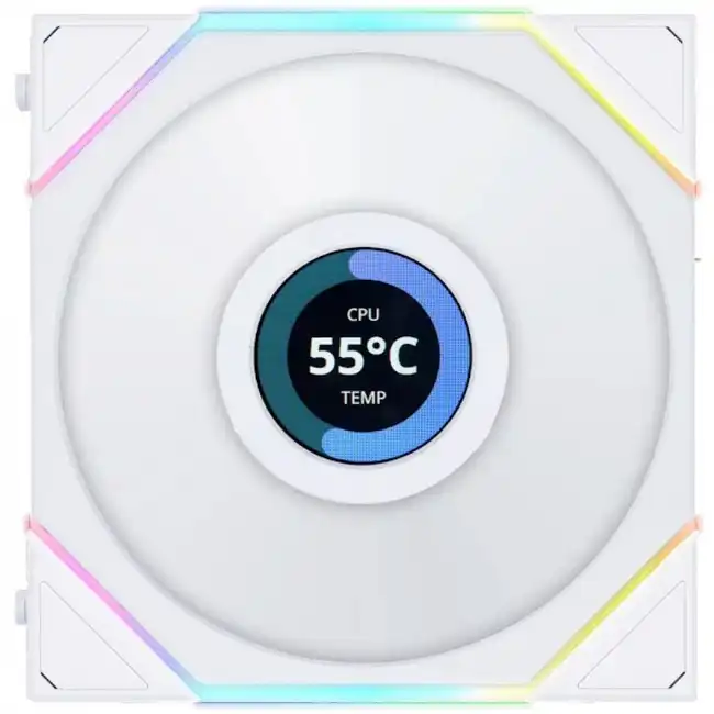 Охлаждение Lian Li UNI FAN TL 120 LCD Reverse Blade Wireles ARGB G99.12RTLLCD1W1W.00 (Для системного блока)
