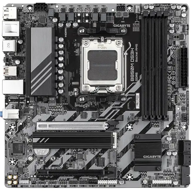 Материнская плата Gigabyte B850M DS3H (micro-ATX, AMD AM5)