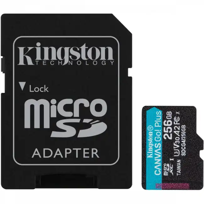 Флеш (Flash) карты Kingston Canvas Go! Plus SDCG4/256GB (256 ГБ)