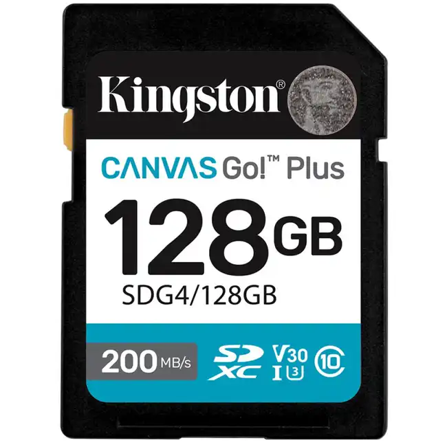 Флеш (Flash) карты Kingston Canvas Go Plus Gen4 C10 SDG4/128GB (128 ГБ)