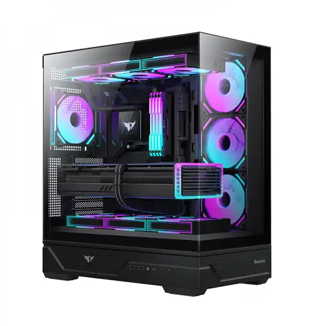 Корпус Huntkey MVP Destiny Black (Midi-Tower)