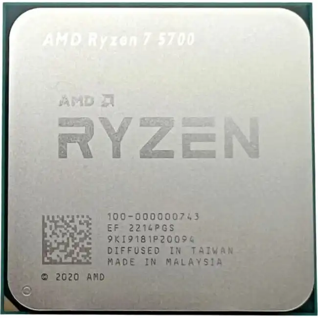 Процессор AMD Ryzen 7 5700 100-000000743 (3.7 ГГц, 20 МБ, TRAY)
