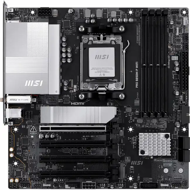 Материнская плата MSI PRO B850M-P WIFI (micro-ATX, AMD AM5)