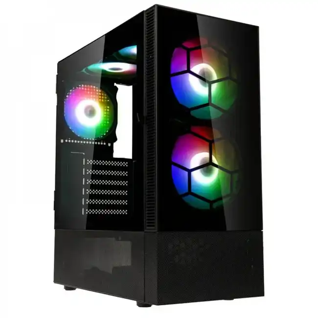 Корпус Kolink Observatory MX Glass ARGB Black PGW-CH-KOL-113 (Midi-Tower)