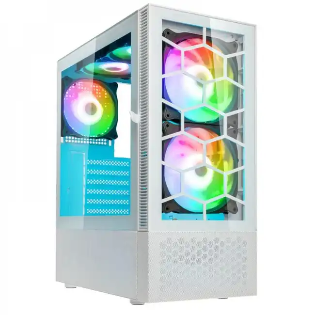 Корпус Kolink Observatory MX Glass ARGB White PGW-CH-KOL-115 (Midi-Tower)