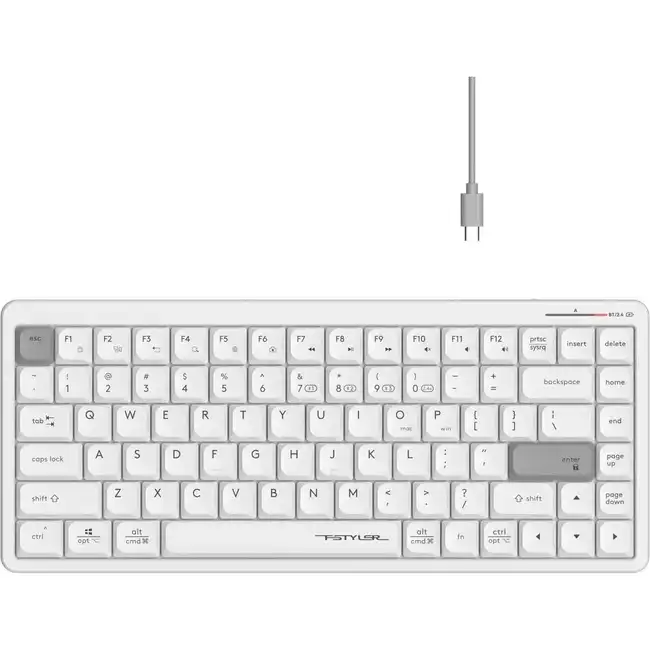 Клавиатура A4Tech Fstyler FBX53C White (Беспроводная, Bluetooth)