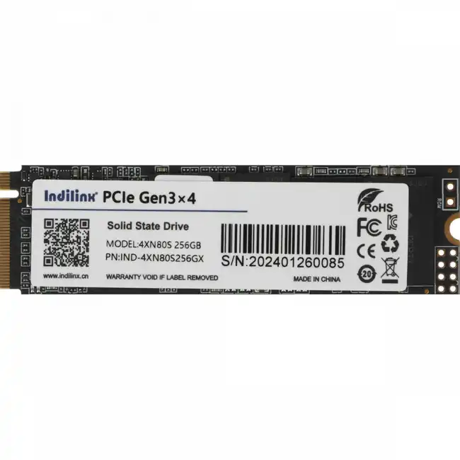 Внутренний жесткий диск Indilinx IND-4XN80X002 (SSD (твердотельные), 2 ТБ, M.2, PCIe)