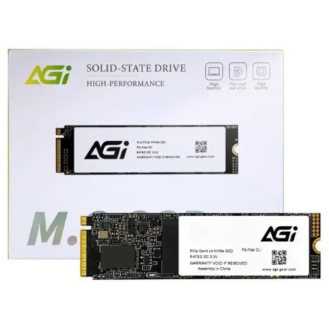 Внутренний жесткий диск AGI AI818 AGI512G44AI818-CB (SSD (твердотельные), 512 ГБ, M.2, PCIe)