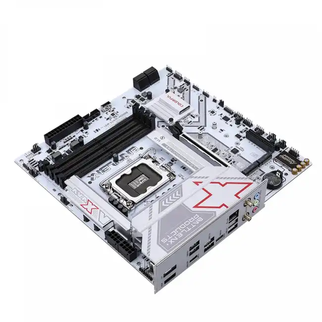 Материнская плата Colorful BATTLE-AX B860M-WHITE WIFI V20 (micro-ATX, LGA 1851)