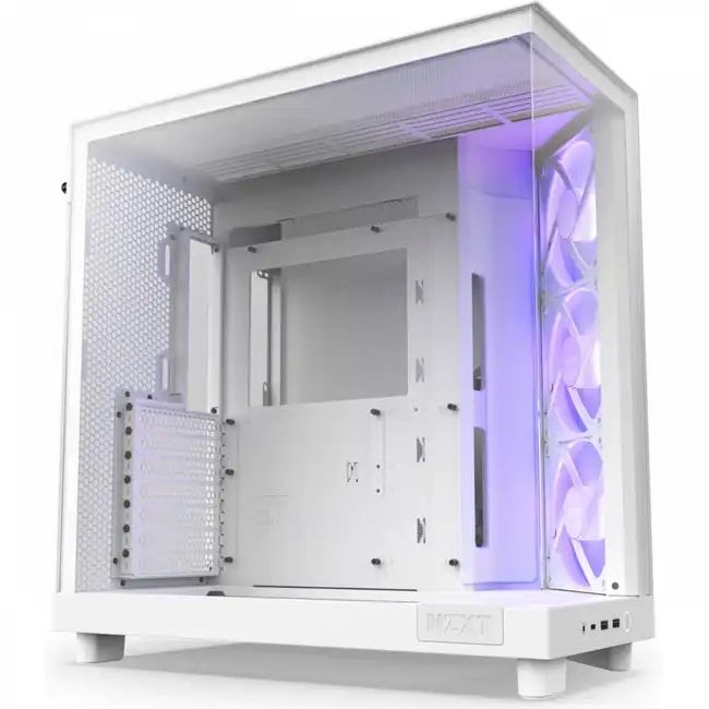 Корпус NZXT H6 Flow RGB White CC-H61FW-R1 (Midi-Tower)