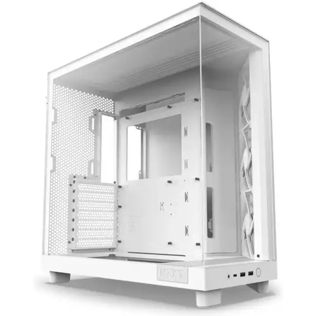 Корпус NZXT H6 Flow White CC-H61FW-01 (Midi-Tower)
