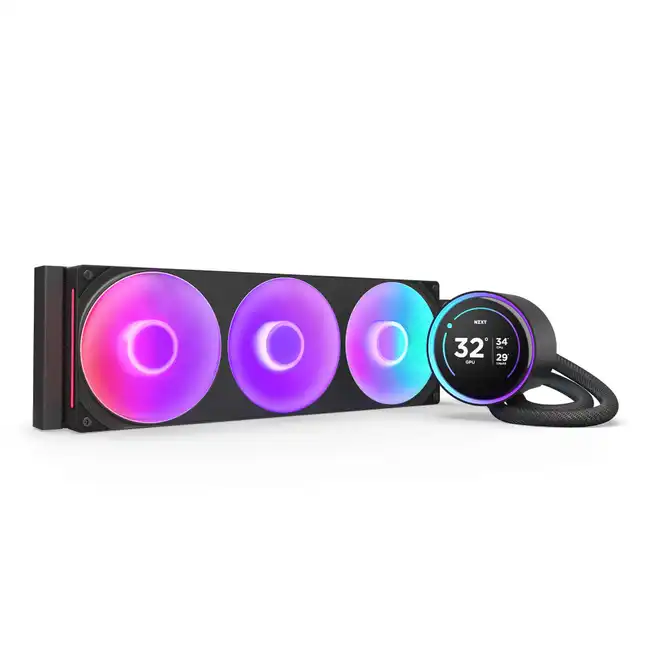 Охлаждение NZXT Kraken Elite 360 RGB V2 Black RL-KR36E-B2 (Для процессора)