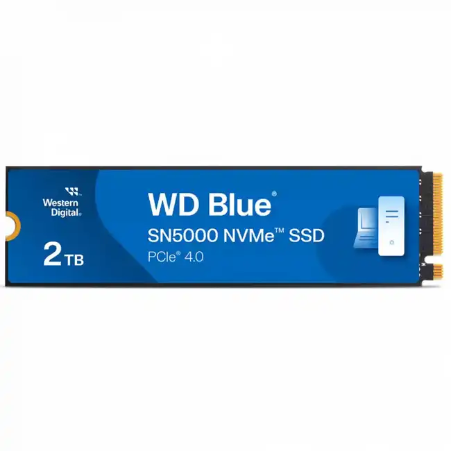 Внутренний жесткий диск Western Digital Blue SN5000 WDS200T4B0E-00CNZ0 (SSD (твердотельные), 2 ТБ, M.2, PCIe)