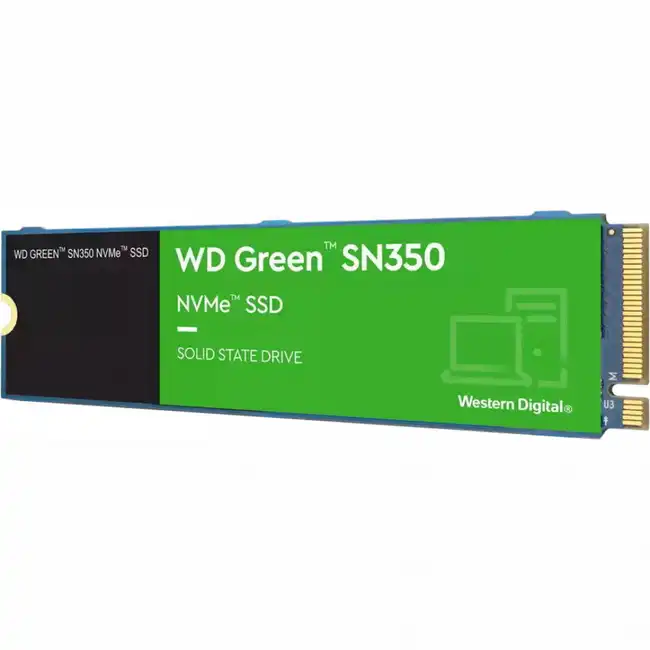 Внутренний жесткий диск Western Digital GREEN SN350 WDS200T3G0C-00AZL0 (SSD (твердотельные), 2 ТБ, M.2, PCIe)