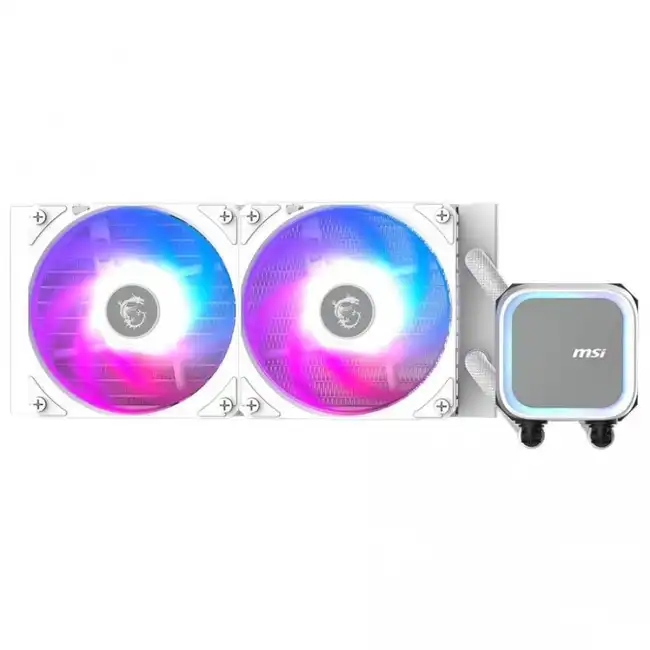 Охлаждение MSI MAG CORELIQUID A13 240 White 2x ARGB Gen2 Fan 306-7ZWCA21-L80 (Для процессора)