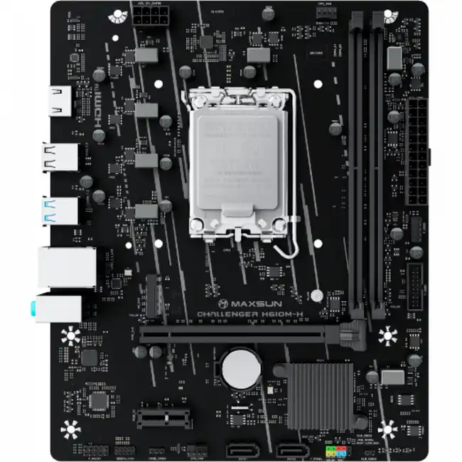 Материнская плата Maxsun Challenger H610M-H V1 6940709662175 (Micro-ATX, LGA 1700)