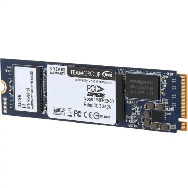 Внутренний жесткий диск Team Group TM8FP2240G0C101 (SSD (твердотельные), 240 ГБ, M.2, SATA)