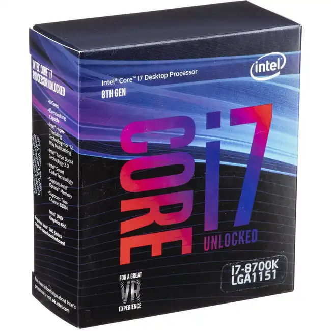 Процессор Intel Core i7-8700K BX80684I78700K (3.7 ГГц, 12 МБ, BOX)