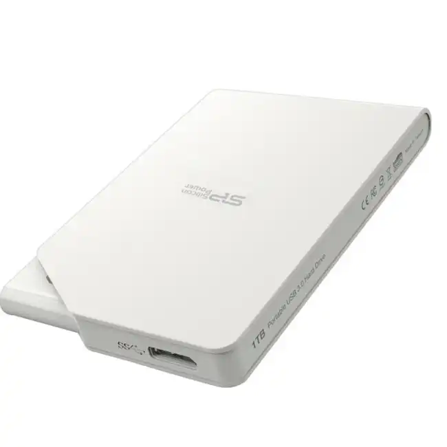 Внешний жесткий диск Silicon Power внешний жёсткий 1TB USB 3.1 2.5" SP010TBPHDS03S3W (1 ТБ)