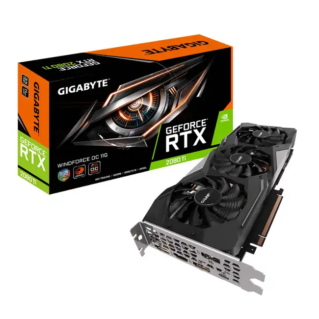Видеокарта Gigabyte GeForce RTX 2080 Ti WINDFORCE OC GV-N208TWF3OC-11GC (11 ГБ)