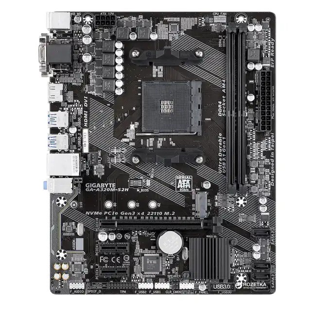 Материнская плата Gigabyte GA-A320M-S2H V1.1 GA-A320M-S2HV1.1 (micro-ATX, AMD AM4)