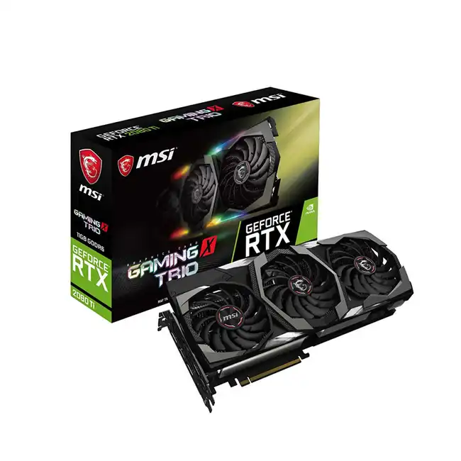 Видеокарта MSI GeForce RTX 2080 TI GAMING X TRIO (11 ГБ)