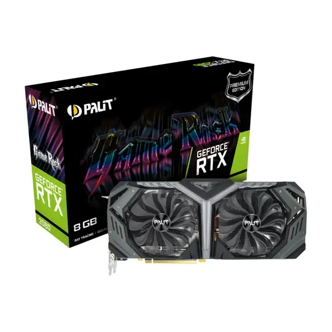 Видеокарта Palit GeForce RTX 2080 GameRock NE62080S20P2-1040G (8 ГБ)