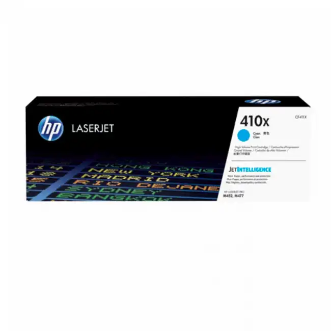 Лазерный картридж HP 410X голубой CF411X