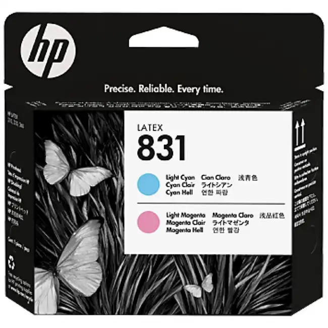 Струйный картридж HP 831 печатающая головка для латексных чернил светло-пурпурная/светло-голубая CZ679A