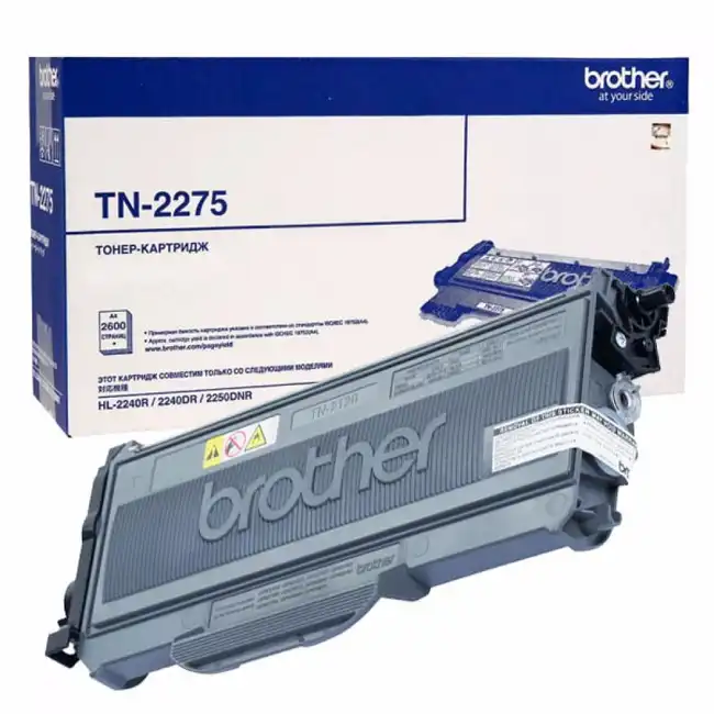 Тонер Brother TN-2275 для HL-2240R, HL-2240DR, HL-2250DNR,  DCP-7060DR, DCP-7065DNR, DCP-7070DWR, MFC-7360NR, MFC-7860DWR, FAX-2845R, FAX-2940R TN2275