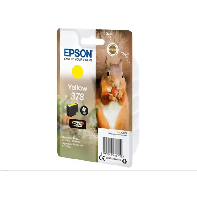 Струйный картридж Epson Claria Photo HD Ink Yellow C13T37844020