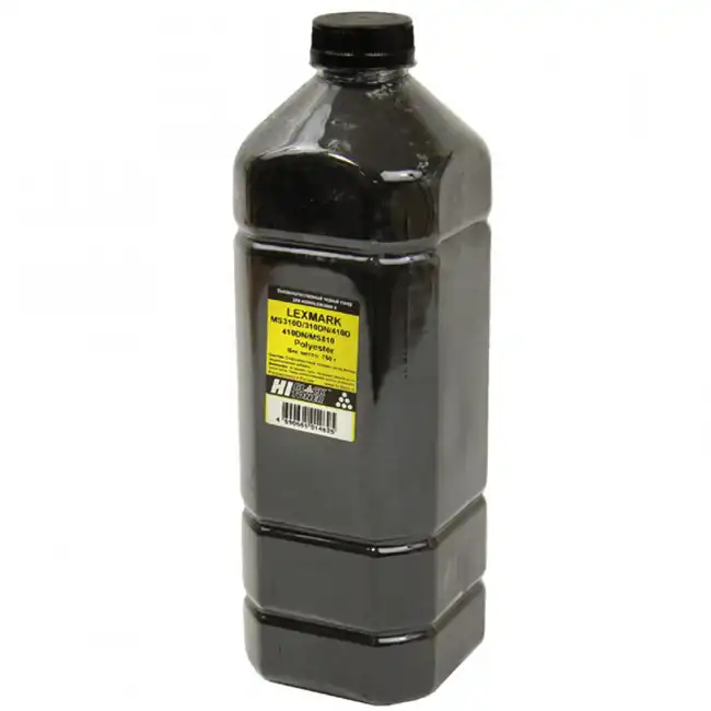 Струйный картридж Hi-Black Универсальный тонер Polyester, Bk, 750 г, канистра 4010715508270