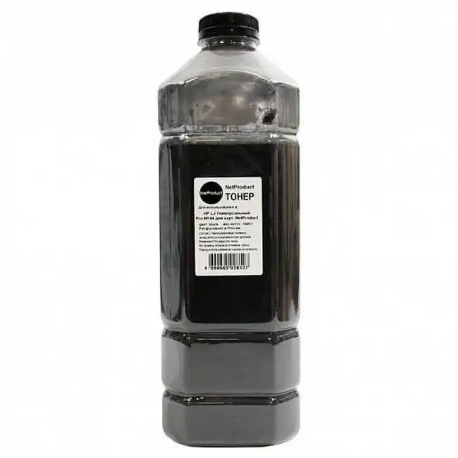 Струйный картридж NetProduct Универсальный тонер Black, 900 г, канистра 4010715509431