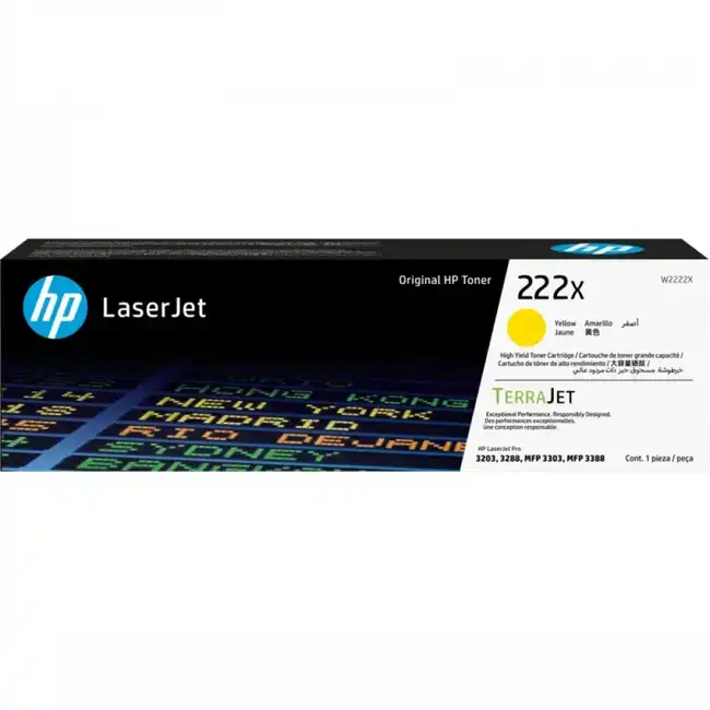 Тонер HP W2222X Yellow