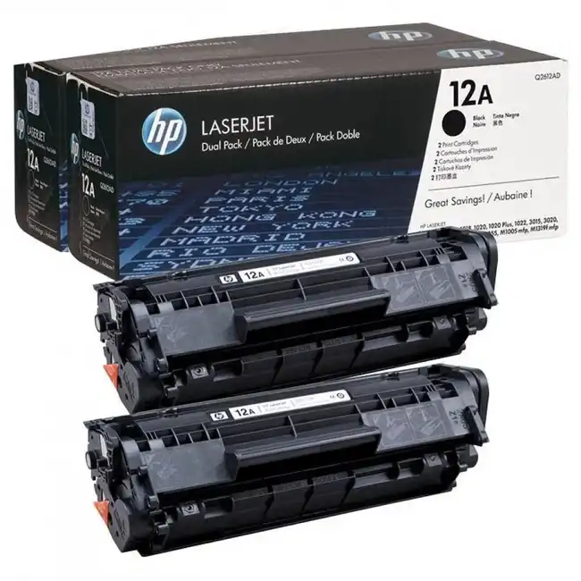 Тонер HP LaserJet Q2612A Dual Pack Black Print Cartridge Q2612AD