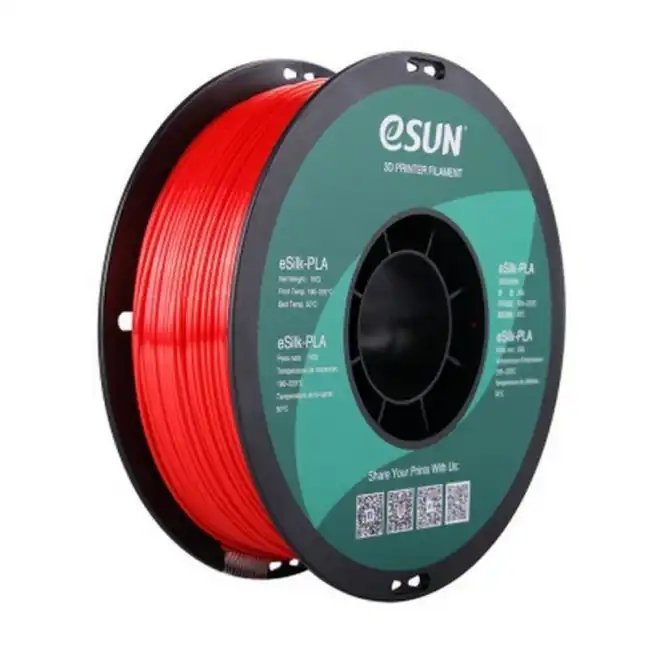 Расходный материалы для 3D-печати ESUN eSilk-PLA  Red/красный/1.75mm/1kg/roll eSilk-PLA_Red