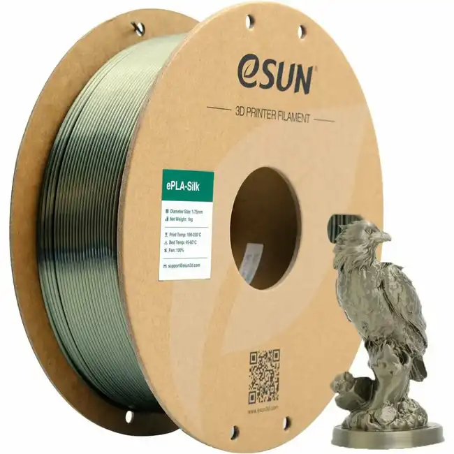 Расходный материалы для 3D-печати ESUN eSilk-PLA Bronze/бронзовый/1.75mm/1kg/roll eSilk-PLA_Bronze