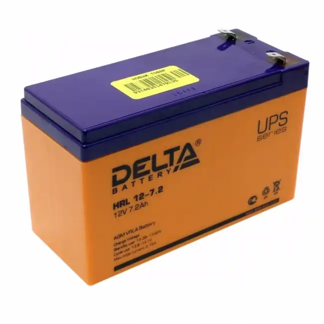 Сменные аккумуляторы АКБ для ИБП Delta Battery HRL 12-7.2 12V7.2Ah (12 В)