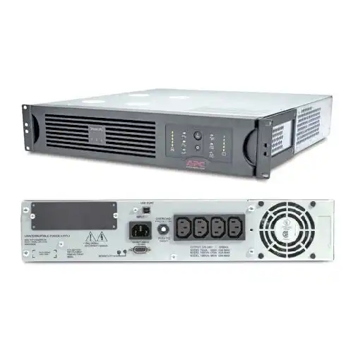 Источник бесперебойного питания APC Smart-UPS 1000 RM 2U SUA1000RMI2U (1000 ВА, 670)