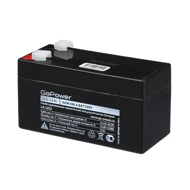 Батарейка GoPower LA-1212 12V 1.2Ah 00-00015319