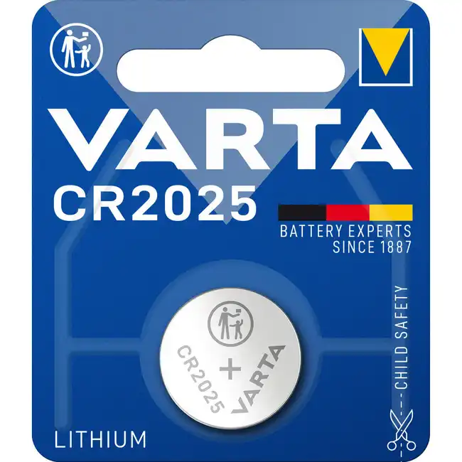 Батарейка VARTA ELECTRONICS CR2025 BL1 Lithium 3V (6025) 06025101401