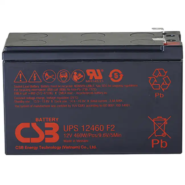 Сменные аккумуляторы АКБ для ИБП CSB UPS12460 (12 В)