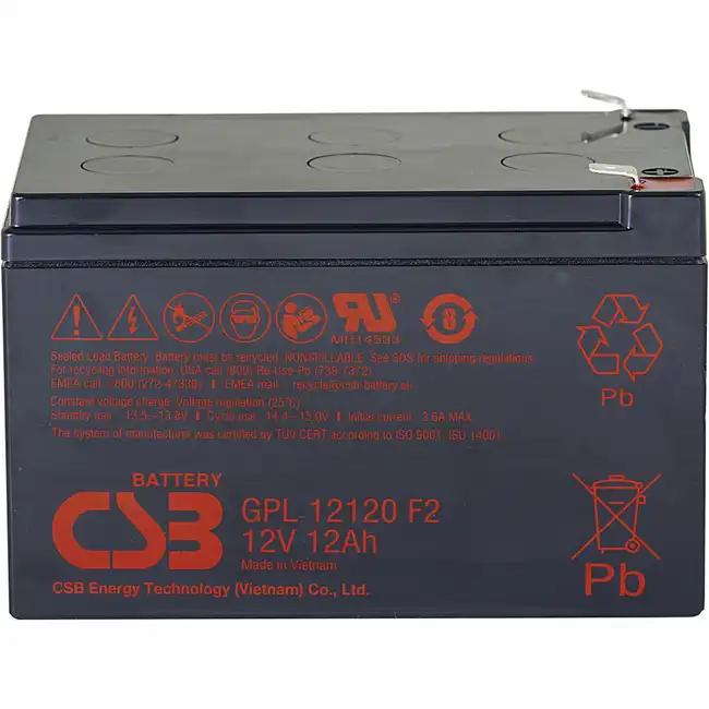 Сменные аккумуляторы АКБ для ИБП CSB GPL12120 F2 CSB (12 В)