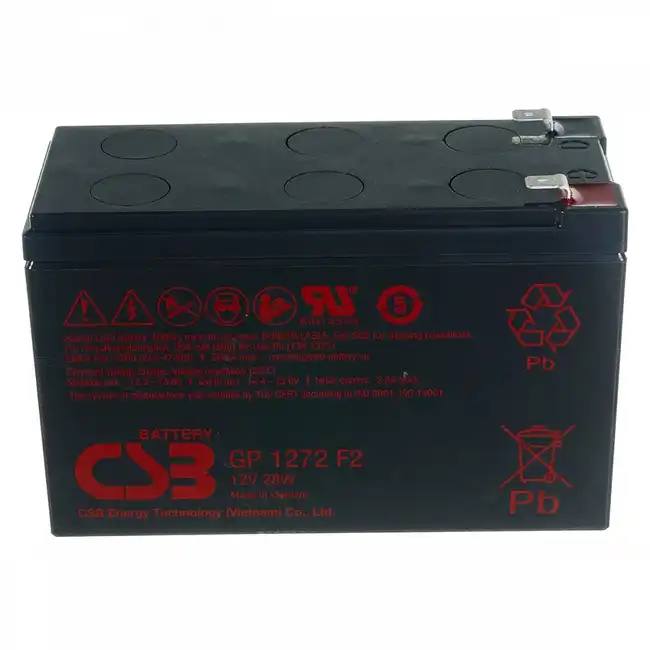 Сменные аккумуляторы АКБ для ИБП CSB GP1272 F2 GP1272 F2 (12V28W) CSB (12 В)