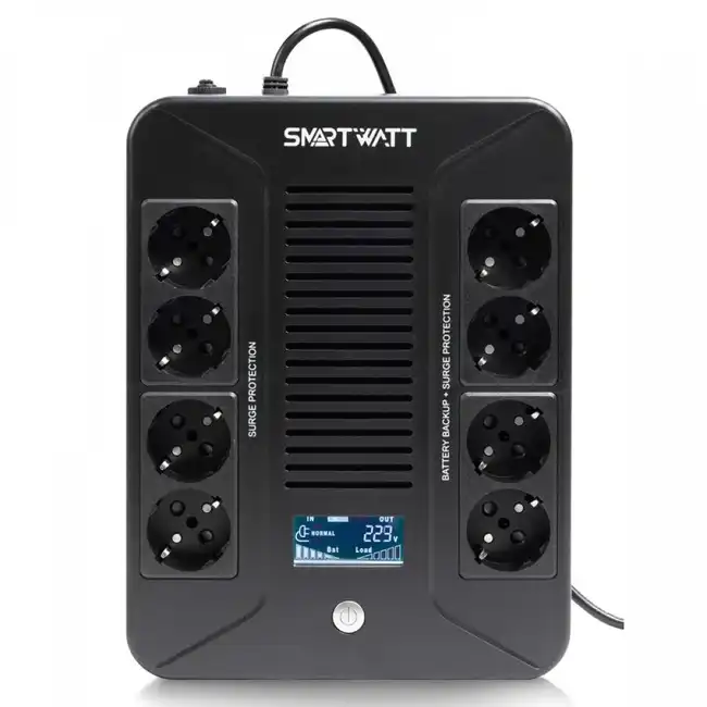 Источник бесперебойного питания SMARTWATT Safe pro LCD 3703020280001 (600 ВА, 360)