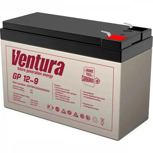 Сменные аккумуляторы АКБ для ИБП Ventura GP 12-9 VNTGP1200090S50 (12 В)