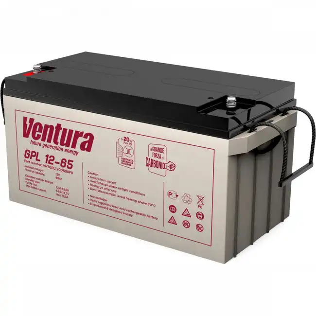 Сменные аккумуляторы АКБ для ИБП Ventura GPL 12-65 VNTGPL1200650F6 (12 В)