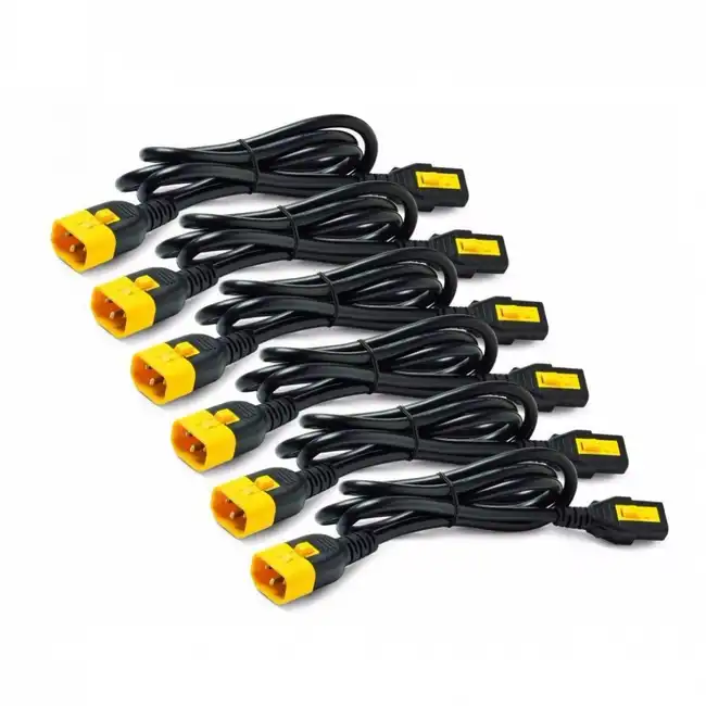 Опция для ИБП APC Power Cord Kit (6 шт.) с фиксаторами C13 – C14 AP8706S-WW