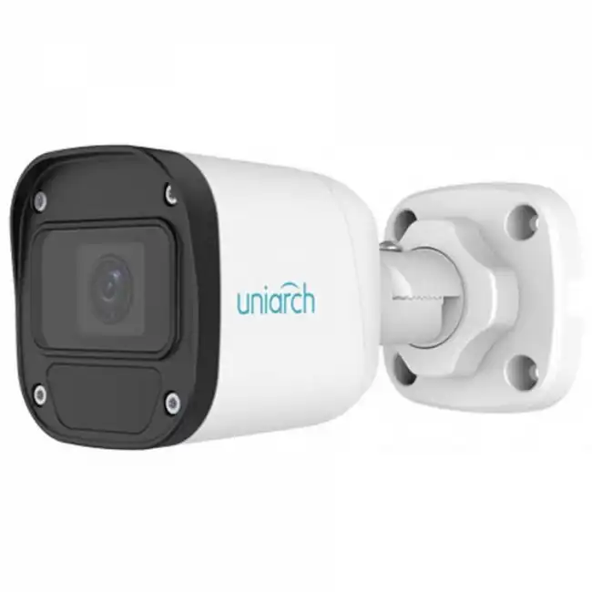 IP видеокамера UNV IPC-B122-APF28 (Цилиндрическая, Уличная, Проводная, Фиксированный объектив, 2.8 мм, 1/2.9", 2 Мп ~ 1920×1080 Full HD)