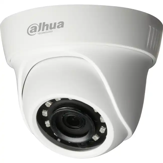IP видеокамера Dahua DH-IPC-HDW1230SP-0280B-S5 (Купольная, Уличная, Проводная, Фиксированный объектив, 2.8 мм, 1/2.8", 2 Мп ~ 1920×1080 Full HD)